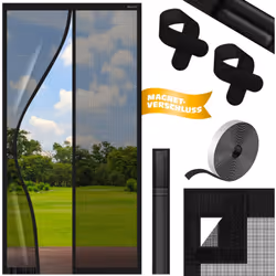 KESSER Moustiquaire pour porte disponible en 6 tailles différentes pour une protection parfaite contre les insectes, circulat ...