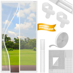 Kesser - Moustiquaire magnétique pour porte Moustiquaire magnétique Rideau de porte Grille de protection avec montage facile et adhésif pour porte de