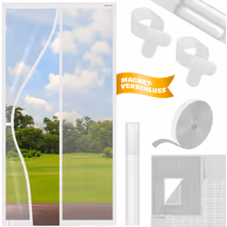 KESSER Moustiquaire pour porte disponible en 6 tailles différentes pour une protection parfaite contre les insectes, circulat ...