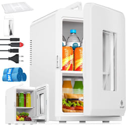 Kesser - 2in1 Mini réfrigérateur Glacière 15 litres Fonction réfrigération et chauffage Portable ac dc 220-240V/12V Prise et allume-cigare Glacière