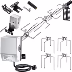 Description générale Le kit de brochettes KESSER en acier inoxydable est conçu pour assurer une qualité durable lors de vos g ...