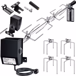 Description générale Le kit de brochettes KESSER en acier inoxydable est conçu pour offrir une qualité durable avec ses 4 fou ...