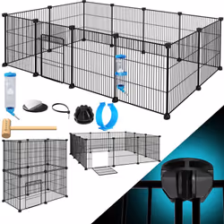 Description générale L'enclos extérieur KESSER est conçu pour offrir un espace sécurisé et modulable à vos petits animaux de  ...