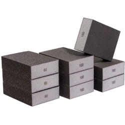 2111T002 set de 9 éponges abrasives (granulation 60, 100, 180) 9 pc(s) - Quadrios