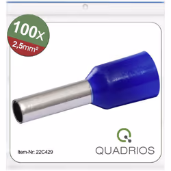 enquête Code couleur DINLot pratique de 100 description Les embouts Quadrios garantissent des connexions de sertissage optima ...