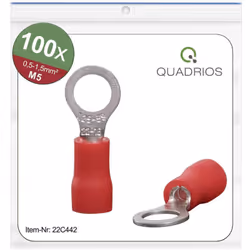 Informations techniques Couleur : rouge Douille-support : non Matériau d'isolation (détails) : PVC Matériau du contact : cuiv ...