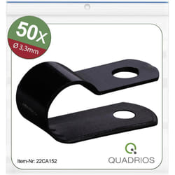Quadrios - 22CA152 Bride de montage vissable 22CA152 Plage de ø du faisceau 3.3 mm (max) noir 1 set X572602