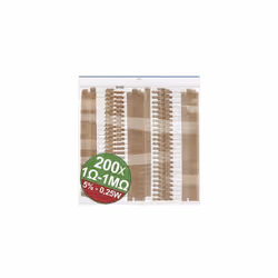 QUADRIOS 200X RÉSISTANCES CARBONE 22P058 5% 0.25W Poids : 23 grammes Largeur : 20 centimètres Hauteur : 5 centimètres Longueu ...