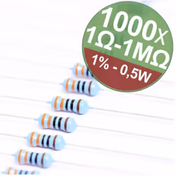 Informations techniques Charge admissible (électrique) : 0.5 W Coefficient de température : 100 ppm/°C Dimension produit, Ø : ...
