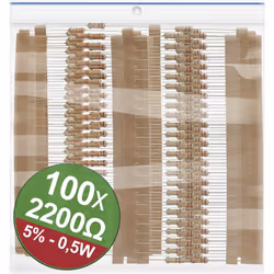 enquête Charge acoustique 0,5 WTolérance 5% (technologie à couche de charbon) description SET de résistances à couche de carb ...