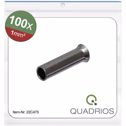 enquête Lot pratique de 100 Modèle de haute qualité en cuivre étamé Section : 1 mm² description Les embouts Quadrios garantis ...