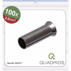 enquête Lot pratique de 100 Modèle de haute qualité en cuivre étamé Section : 2,5 mm² description Les embouts Quadrios garant ...