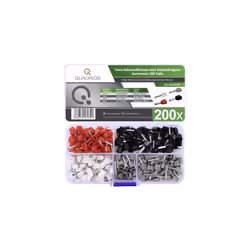 Boîte d'assortiment pratique, 200 pièces (duo) · Modèle de haute qualité en cuivre étamé · Section : 0,5 - -1,5 mm² Modèle ha ...
