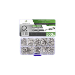 Quadrios - 22C484 Assortiment d'embouts simples 0.5 mm², 0.75 mm², 1.0 mm², 1.5 mm², 2.5 mm², 4.0 mm², 6.0 mm² non isolé