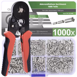 Informations techniques Longueur de la manche : 8 mm Matériau du contact : cuivre étamé Type d’isolation : non isolé 1000 emb ...
