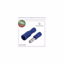 50 x fiches rondes avec 50 x douilles rondes (100 pièces) · Diamètre de connexion : 4 mm, section de câble 1,5 à 2,5 mm² · Mo ...