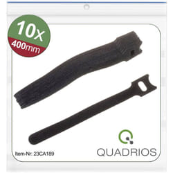 Quadrios - 23CA189 Collier de serrage auto-agrippant pour grouper partie velours et partie agrippante (l x l) 400 mm x 16
