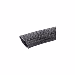 Quadrios 23CA208 23CA208 Gaine tressée noir polyester 10 à 27 mm Marchandise vendue au mètre
