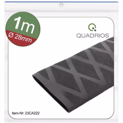Informations techniques Couleur : noir Matériau : Polyoléfine Sans halogène : oui Spécificités de la gaine thermorétractable  ...