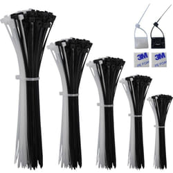 23CA242 23CA242 Serre-câble noir, blanc stabilisé aux uv 1020 pc(s) - Quadrios