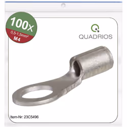 Informations techniques Matériau du contact : cuivre étamé Section (min.) : 0.5 mm² Section max. : 1.5 mm² Taille du filetage ...