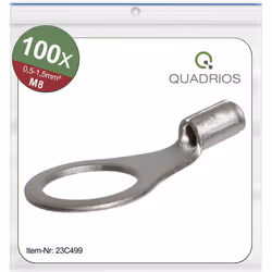 Informations techniques Matériau du contact : cuivre étamé Section (min.) : 0.5 mm² Section max. : 1.5 mm² Taille du filetage ...