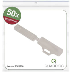 Quadrios - 23CA250 23CA250 Porte-étiquette Type de montage: pour collier serre-câbles Surface de marquage: 9.5 x 30 mm tr