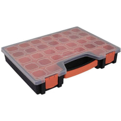 Quadrios 23SA092 Mallette de rangement (L x l x H) 37 x 27.2 x 6 cm Nombre de compartiments: 15 séparations fixes Conte
