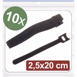 enquête Serre-câbles à clip PA avec support en etxtrastarkem SET de 10 pièces de contenu Utilisation universelle - même pour  ...