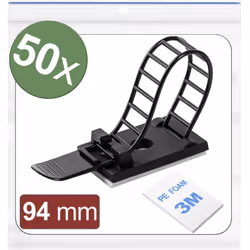 Informations techniques Couleur du fabricant : noir Matière : polyamide Dimensions du produit : longueur 94 mm Dimensions du  ...