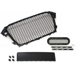 Calandre Grille Noir Brillant Nid Abeille Support Logo Pour Audi A4 B8 8K 11-15