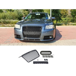 Calandre Grille Noir Brillant Nid Abeille Pour Audi A3 8P Sportback S-Line 05-08