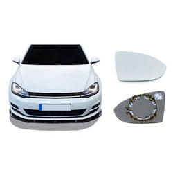 Pour VW Golf 7 Miroir Glace Convexe Dégivrant Rétroviseur Droit Côté Passager