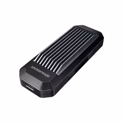 GRAUGEAR G-M202-AC-10G, Enceinte ssd, M.2, M.2, PCI Express 3.0, 10 Gbit/s, Connectivité USB, Noir