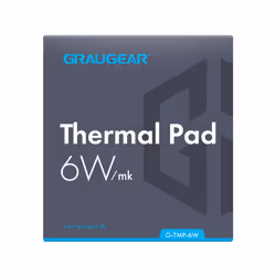 GRAUGEAR G-TMP-6W, Pad thermique, 6 W/m·K, 3,2 g/cm³, -50 - 200 °C, 100 mm, 100 mm
