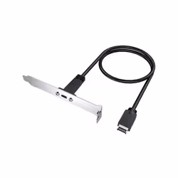 GRAUGEAR G-AD-ETC-10G, 0,5 m, USB 3.2 Gen 2 (3.1 Gen 2), USB Type-E, USB Type-C, Femelle, Mâle