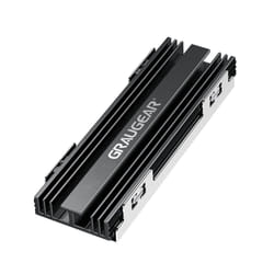 GRAUGEAR G-PS5HS02 système de refroidissement d’ordinateur Disque électronique Dissipateur thermique/Radiateur Noir, Argent