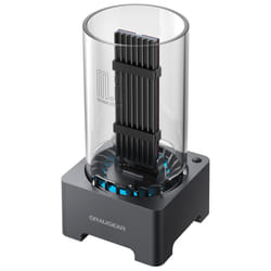 GRAUGEAR G-M2DK-AC-10G Station d'accueil de disques de stockage USB 3.2 Gen 2 (3.1 Gen 2) Type-C Noir