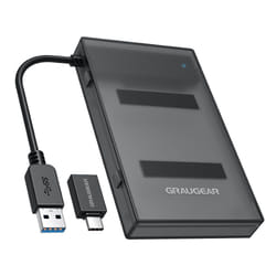 GRAUGEAR G-2603-AC Station d'accueil de disques de stockage USB 3.2 Gen 1 (3.1 Gen 1) Type-A Noir