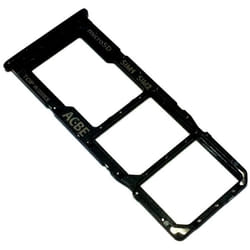 Tiroir Carte Dual SIM et Support micro-SD pour Samsung Galaxy A32 4G Piece de Remplacement Original Noir