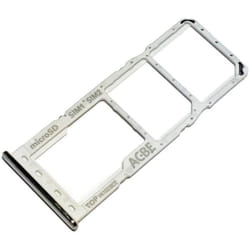Tiroir Carte Dual SIM et Support micro-SD pour Samsung Galaxy A32 4G Piece de Remplacement Original Blanc
