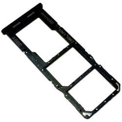 Tiroir Carte Dual SIM et Support micro-SD pour Samsung Galaxy A22 4G Piece de Remplacement Original Noir