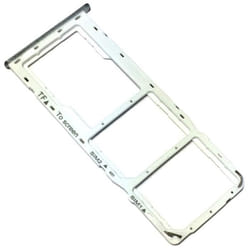 Tiroir Carte Dual SIM et Support micro-SD pour Samsung Galaxy A22 5G Piece de Remplacement Original Blanc