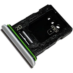 Tiroir Carte SIM et Support micro-SD pour Sony Xperia 10 III (XQ-BT52) Piece de Remplacement Original Blanc
