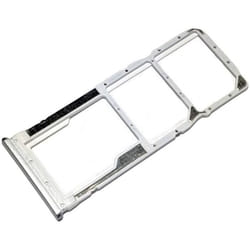 Tiroir Carte Dual SIM et Support micro-SD pour Xiaomi Redmi Note 9 Piece de Remplacement Original Blanc