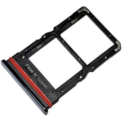 Tiroir Carte SIM et Support Mémoire micro-SD pour Xiaomi Mi 10 Lite 5G Piece de Remplacement Original Gris