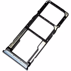 Tiroir Carte Dual SIM et Support SD pour Xiaomi Redmi Note 9S Note 9 Pro Piece Remplacement Original Gris
