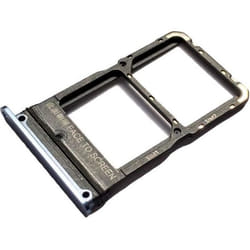 Tiroir Carte SIM (Single ou Dual Nano-SIM) pour Xiaomi Mi 10 5G Piece de Remplacement Original Gris