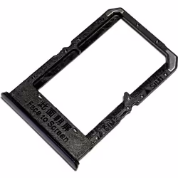 Tiroir Carte Dual SIM pour Oppo Reno4 Z 5G (CPH2065) Piece de Remplacement Original Noir