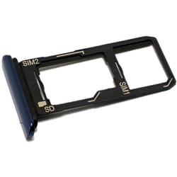 Tiroir Carte SIM et Support micro-SD pour Sony Xperia 5 II (XQ-AS52) Piece de Remplacement Original Bleu